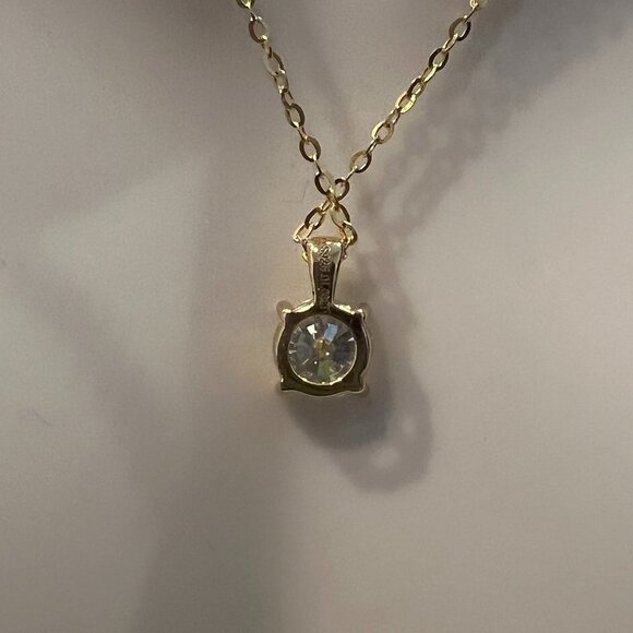 1 Carat Moissanite Necklace - Picture 2 of 12